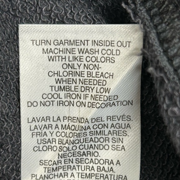 Champion Women’s Black/Grey Hoodie with Adjustable Waist Size XL - Picture 8 of 8